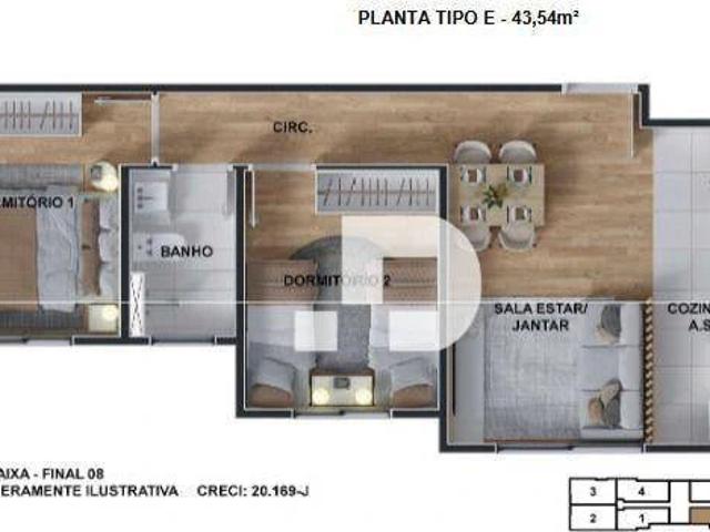 Apartamento venda em Sítio Suíço, Suzano