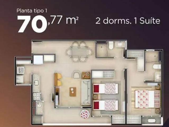 Apartamento venda em Região Imediata de Taubaté-Pindamonhangaba, Região Metropolitana do Vale do Paraíba e Litoral Norte