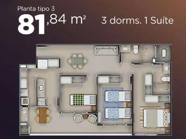 Apartamento venda em Região Imediata de Taubaté-Pindamonhangaba, Região Metropolitana do Vale do Paraíba e Litoral Norte