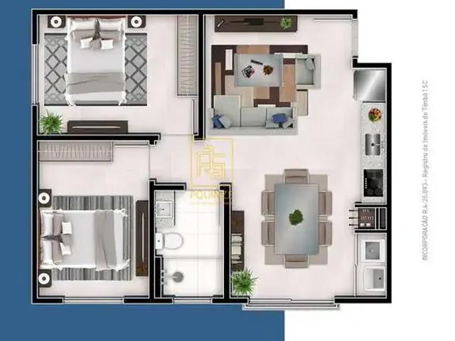 Apartamento venda em Região Geográfica Imediata de Blumenau, Timbó