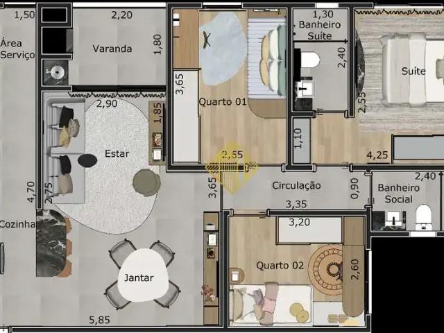 Apartamento venda em Toledo, Região Geográfica Intermediária de Cascavel
