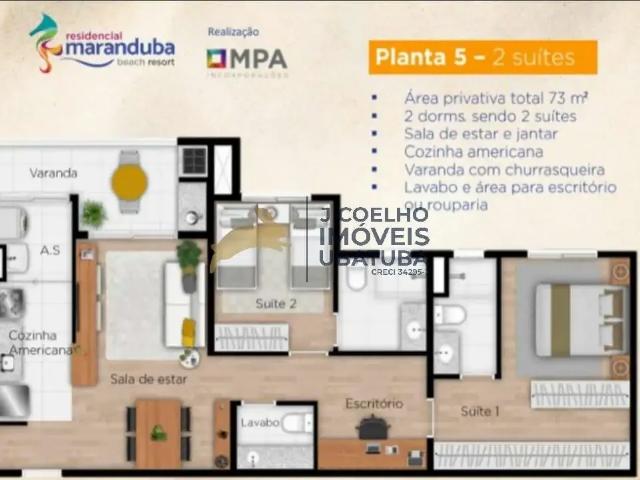 Apartamento venda em Ubatuba