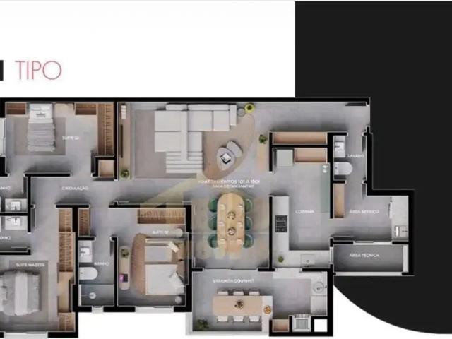 Apartamento venda em Uberaba, Região Geográfica Intermediária de Uberaba