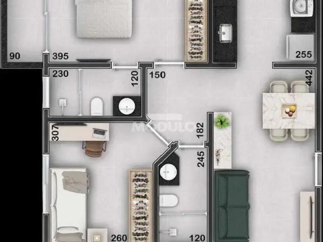 Apartamento venda em Região Geográfica Imediata de Uberlândia, Oliveira Fortes