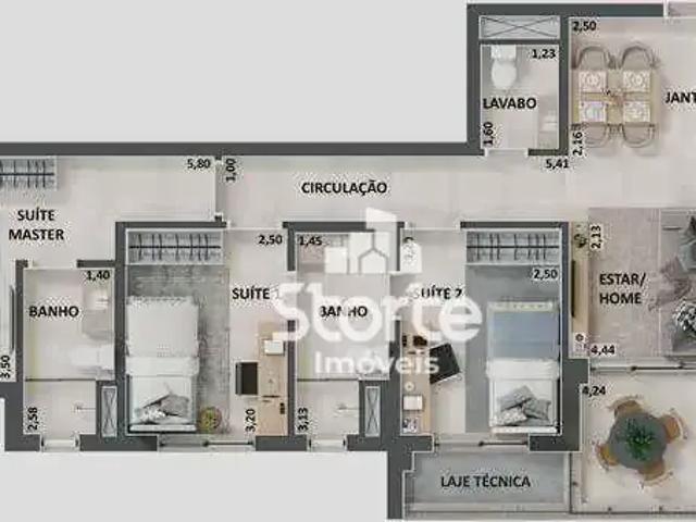 Apartamento venda em Setor Sul, Uberlândia