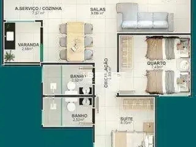 Apartamento venda em Região Geográfica Imediata de Uberlândia, Oliveira Fortes