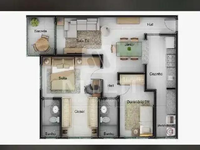 Apartamento venda em Novo Mundo, Uberlândia