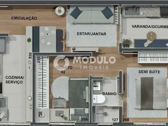 Apartamento venda em Região Geográfica Imediata de Uberlândia, Oliveira Fortes