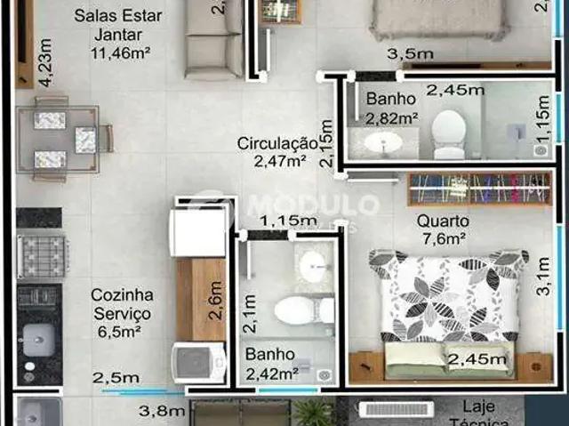 Apartamento venda em Santa Mônica, Uberlândia
