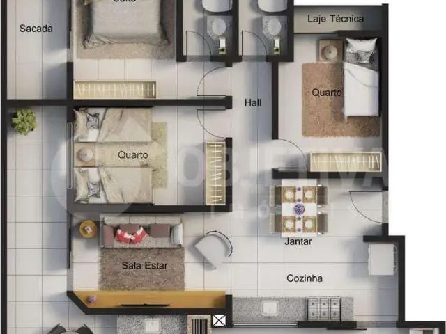 Apartamento venda em Região Geográfica Imediata de Uberlândia, Oliveira Fortes