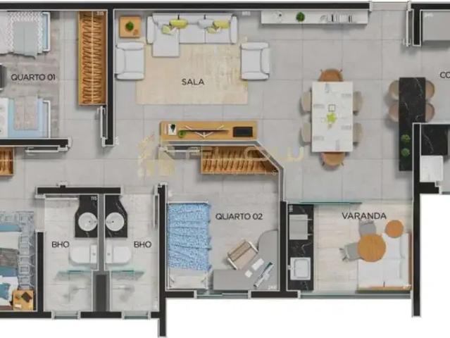 Apartamento venda em Região Geográfica Imediata de Uberlândia, Oliveira Fortes