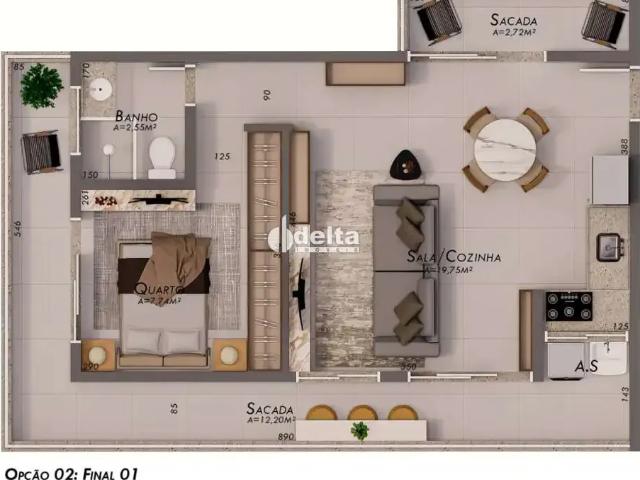 Apartamento venda em Região Geográfica Imediata de Uberlândia, Oliveira Fortes