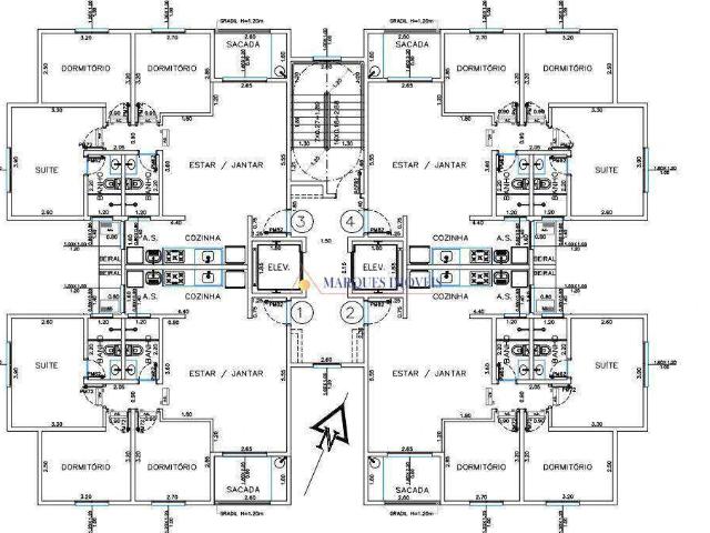 Apartamento venda em Jardim Contorno, Bauru