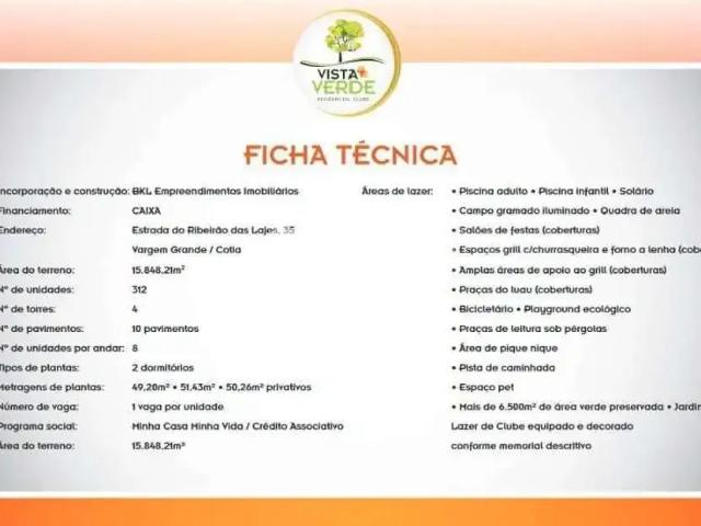 Apartamento venda em Vargem Grande Paulista