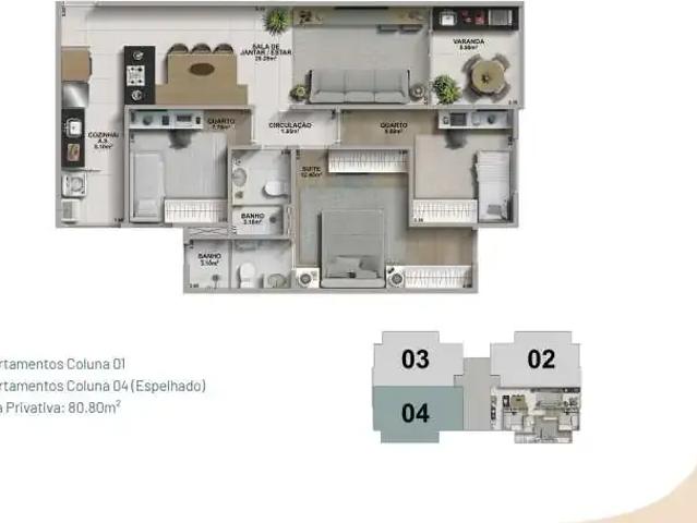Apartamento venda em Região Geográfica Imediata de Volta Redonda-Barra Mansa, Volta Redonda