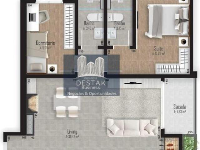 Apartamento venda em Região Geográfica Imediata de Bento Gonçalves, Carlos Barbosa