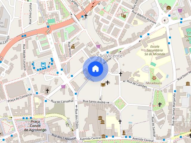 Estúdio alugar em Braga (São Vicente), Braga