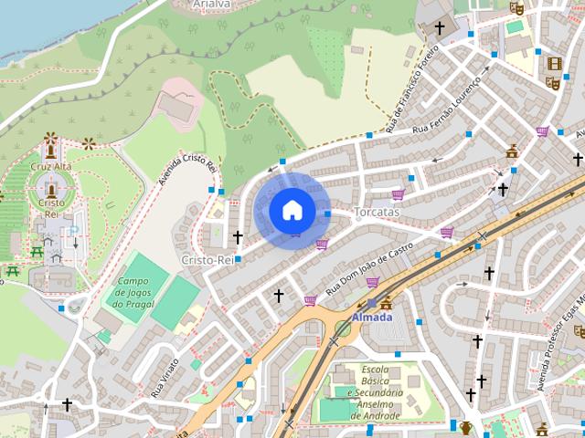 Apartamento alugar em Caranguejais, Almada