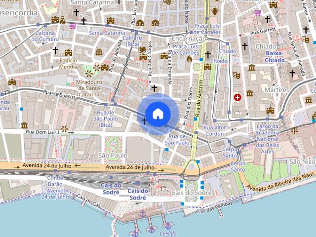 Estúdio alugar em Misericórdia, Lisboa