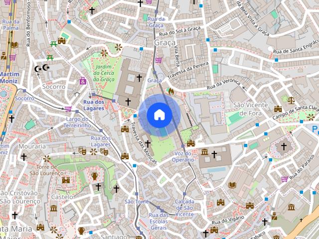 Estúdio alugar em São Vicente de Fora, Lisboa