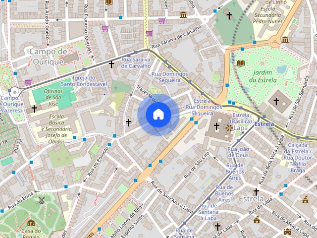 Estúdio alugar em Estrela, Lisboa