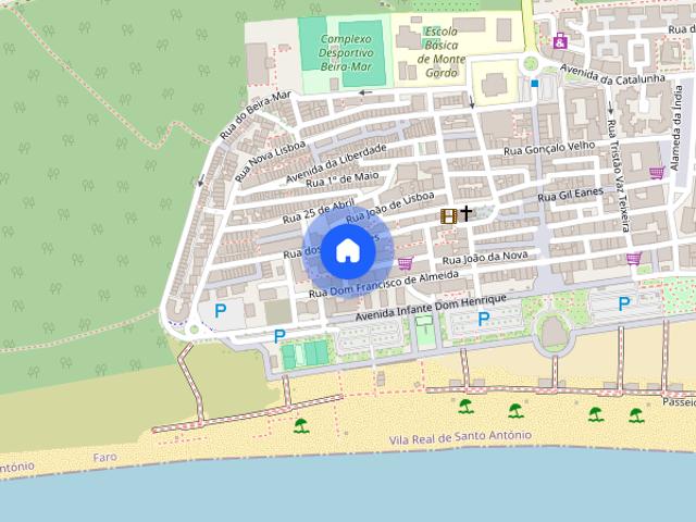 Apartamento alugar em Monte Gordo, Vila Real de Santo António