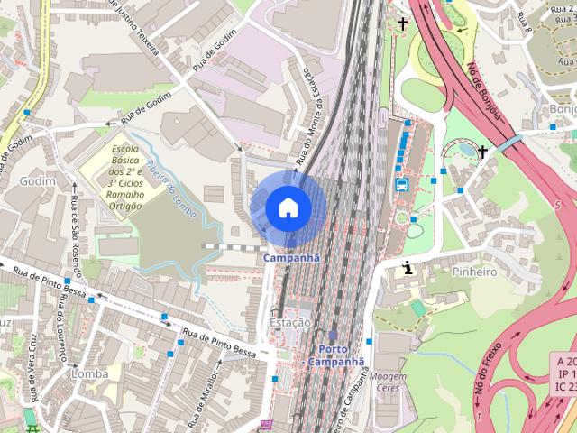 Estúdio alugar em Porto