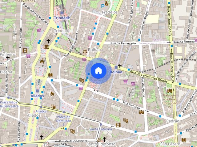 Apartamento alugar em Baixa do Porto, Porto
