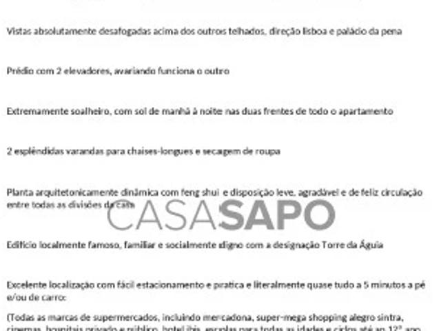 Apartamento alugar em Mem Martins, Sintra