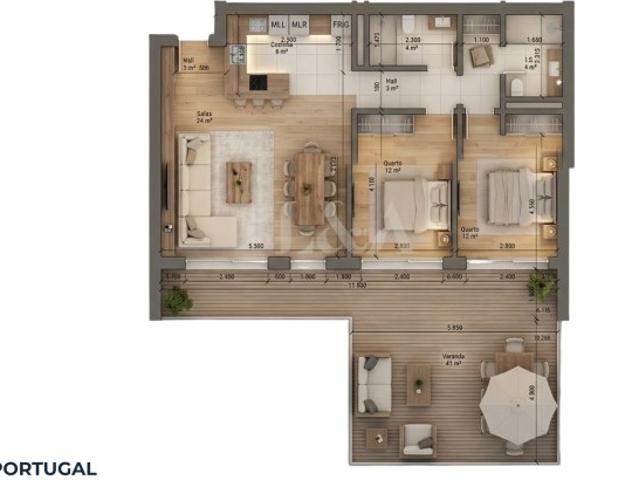 Apartamento venda em Portela da Corcha, Tavira