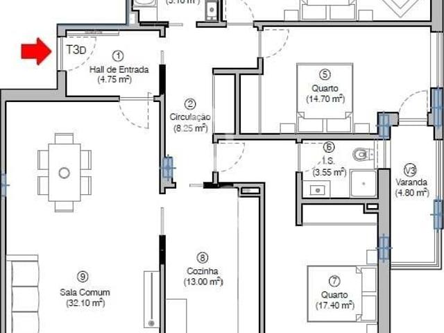 Apartamento venda em São Julião da Figueira da Foz, Figueira da Foz