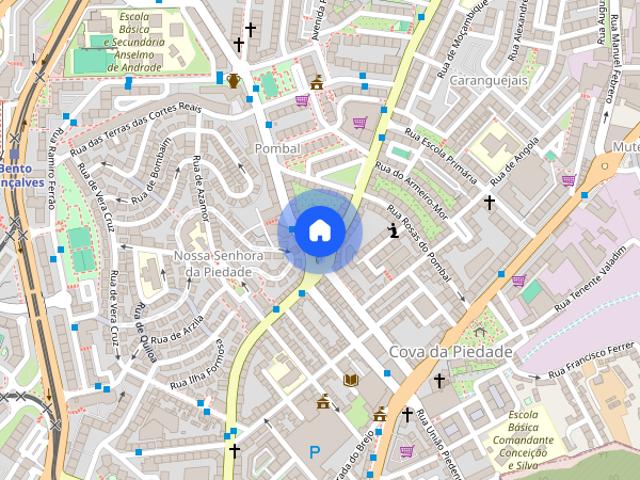 Apartamento alugar em Caranguejais, Almada