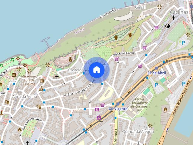 Apartamento alugar em Caranguejais, Almada