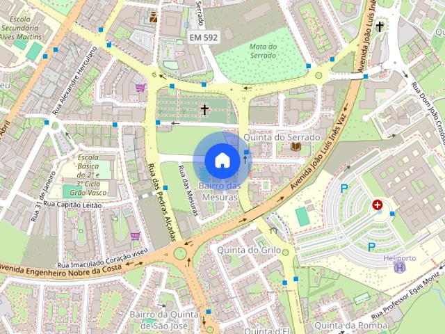 Apartamento alugar em Bairro das Mesuras, Viseu