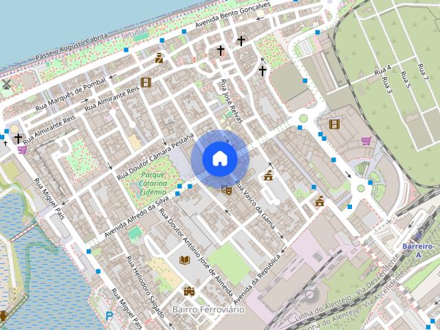 Apartamento alugar em Bairro Ferroviário, Barreiro e Lavradio