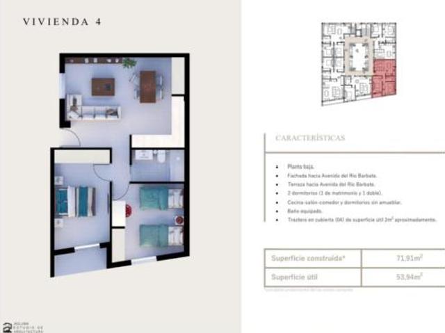 Apartamento en venta en Residencial Las Pérgolas, La Janda