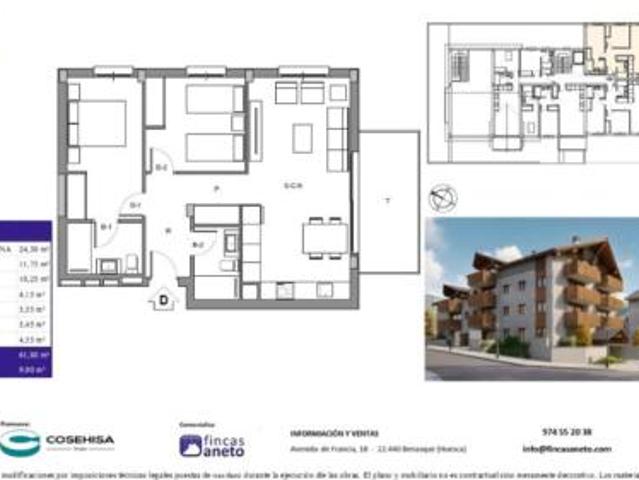Apartamento en venta en Veracruz, Aragón