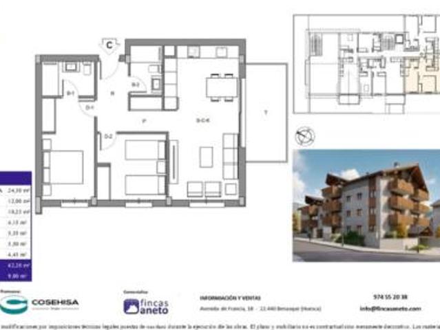 Apartamento en venta en Veracruz, Aragón