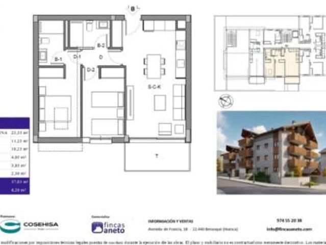 Apartamento en venta en Veracruz, Aragón
