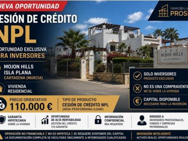 Apartamento en venta en Los Puertos de Santa Bárbara, Campo de Cartagena y Mar Menor