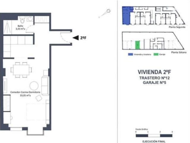 Estudio en venta en Barajas, Madrid