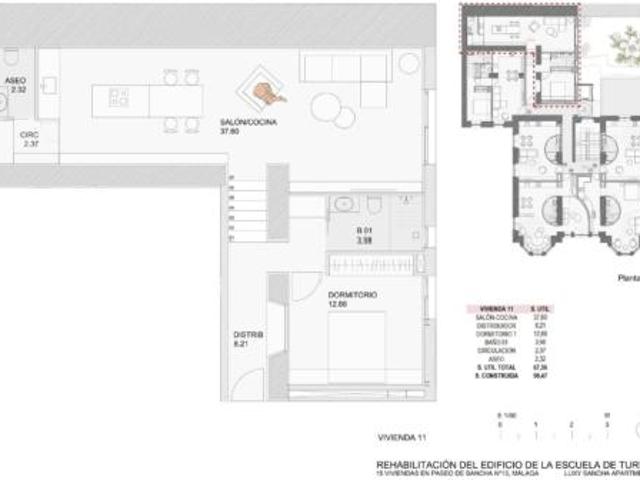 Apartamento en venta en Centro, Málaga-Costa del Sol