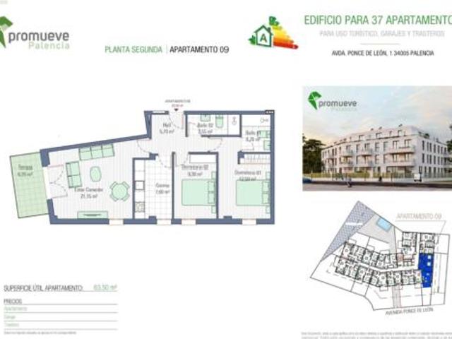 Apartamento en venta en Centro, Palencia
