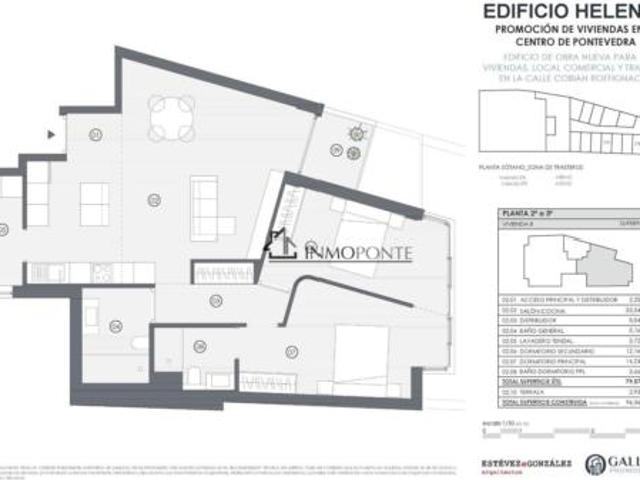 Apartamento en venta en Casco Antigo, Pontevedra