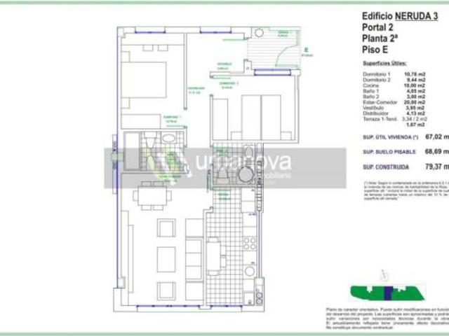 Apartamento en venta en Villamediana De Iregua, La Rioja