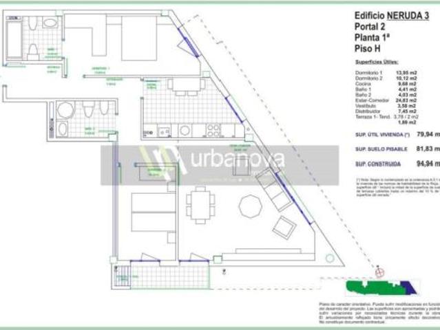 Apartamento en venta en Villamediana De Iregua, La Rioja