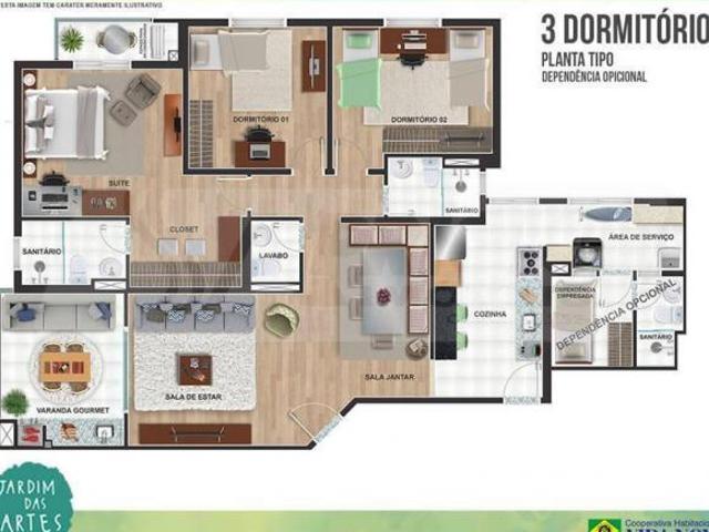 Apartamento venda em Região Imediata de São Paulo, Região Metropolitana de São Paulo
