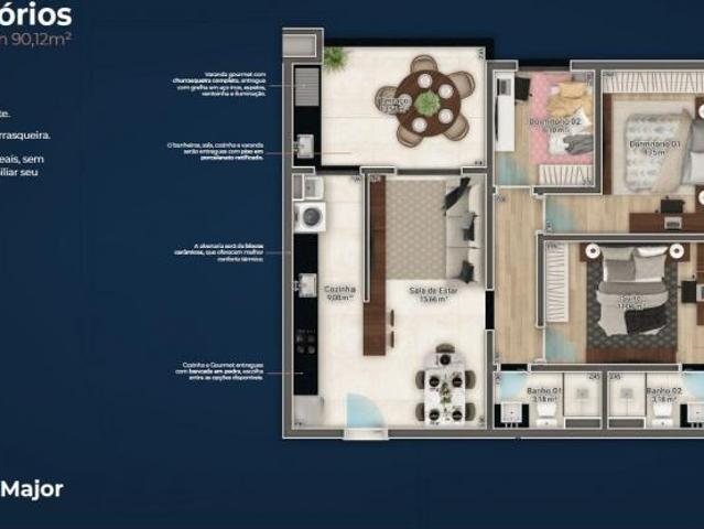 Apartamento venda em Região Imediata de Bragança Paulista, Atibaia
