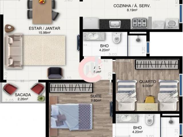 Apartamento venda em Região Geográfica Imediata de São Lourenço, São Lourenço
