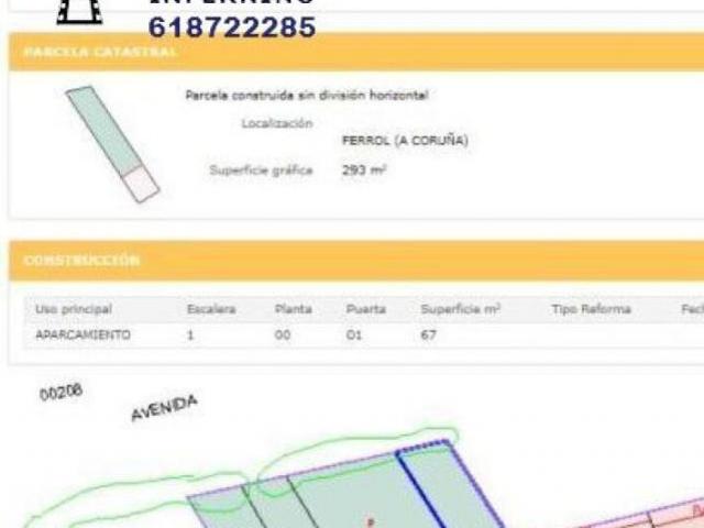 Apartamento en venta en Ferrol